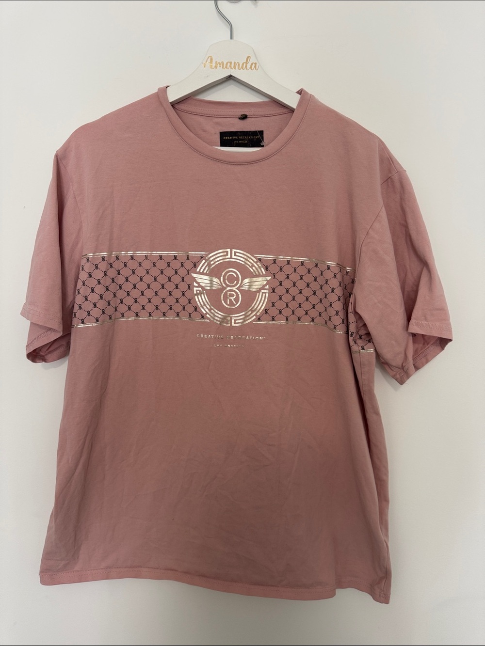 Creative Recreation Men's Dusty Rose Graphic Tee